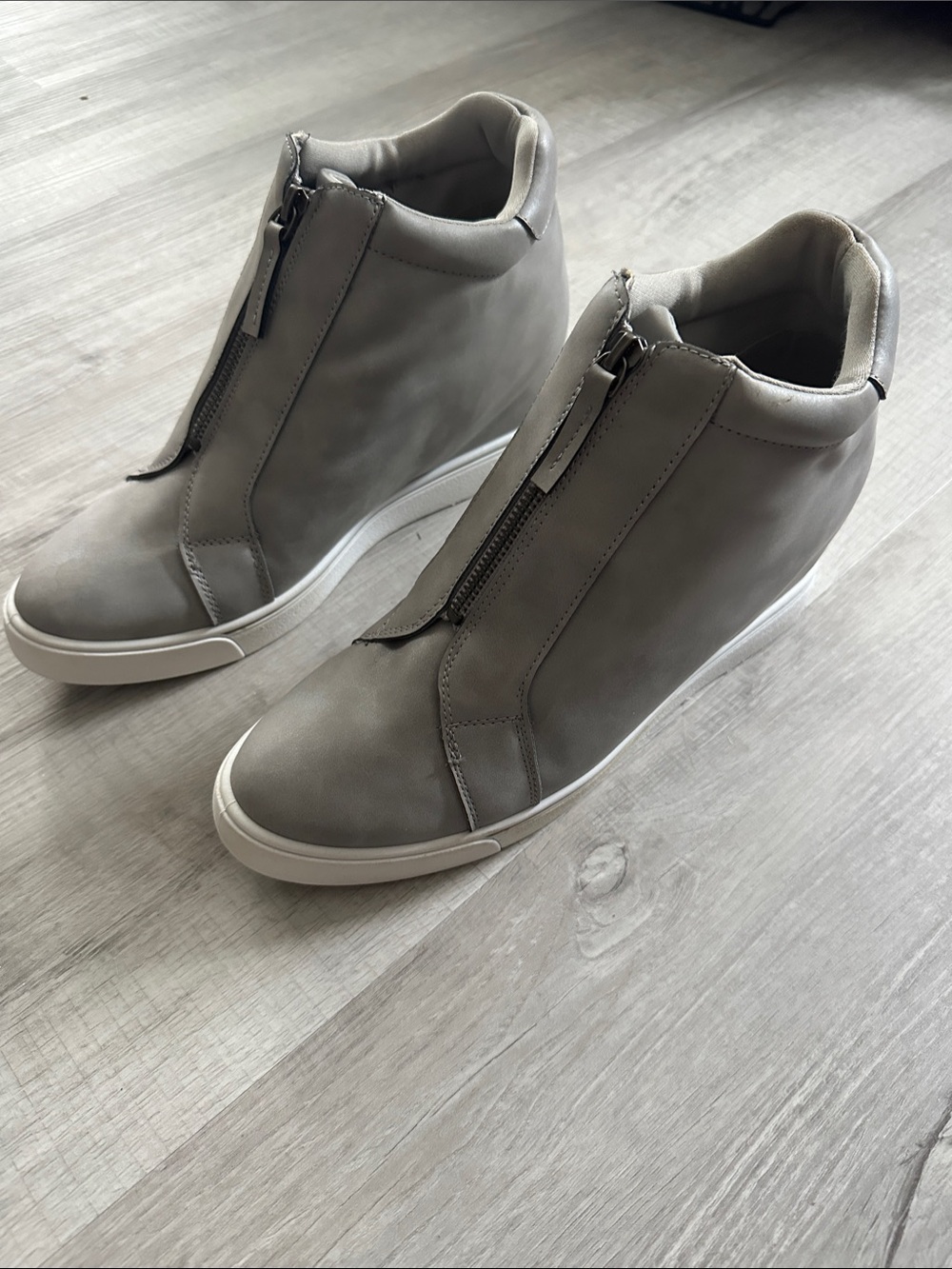 Maurices Fashionable Front-Zip Wedge Sneakers